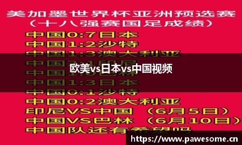欧美vs日本vs中国视频