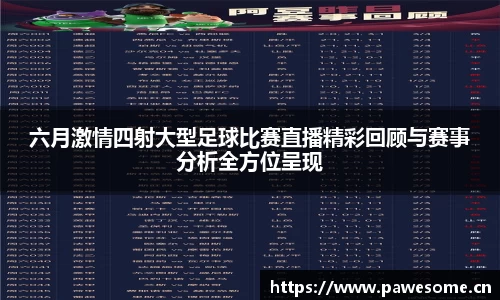 六月激情四射大型足球比赛直播精彩回顾与赛事分析全方位呈现