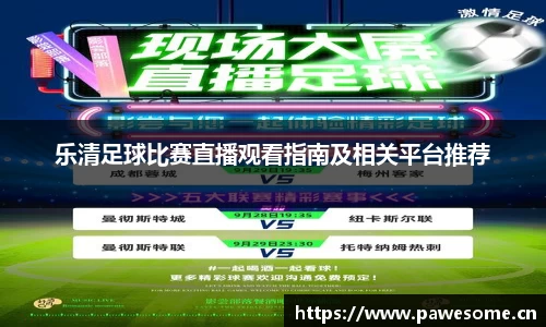 乐清足球比赛直播观看指南及相关平台推荐